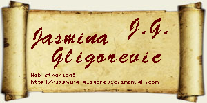 Jasmina Gligorević vizit kartica